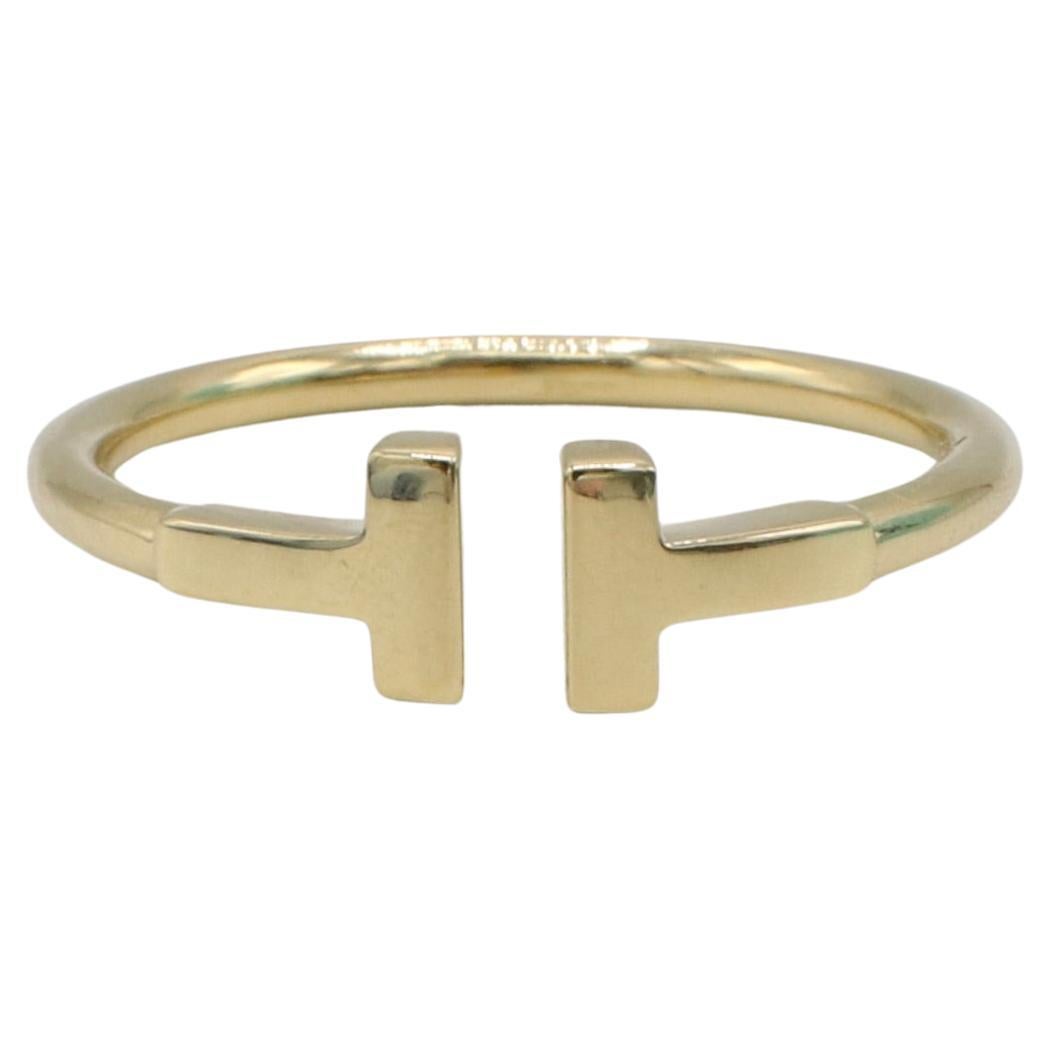 Tiffany & Co. Tiffany T Wire Ring 18 Karat Yellow Gold  For Sale