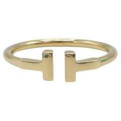 Tiffany & Co. Tiffany T Wire Ring 18 Karat Yellow Gold 