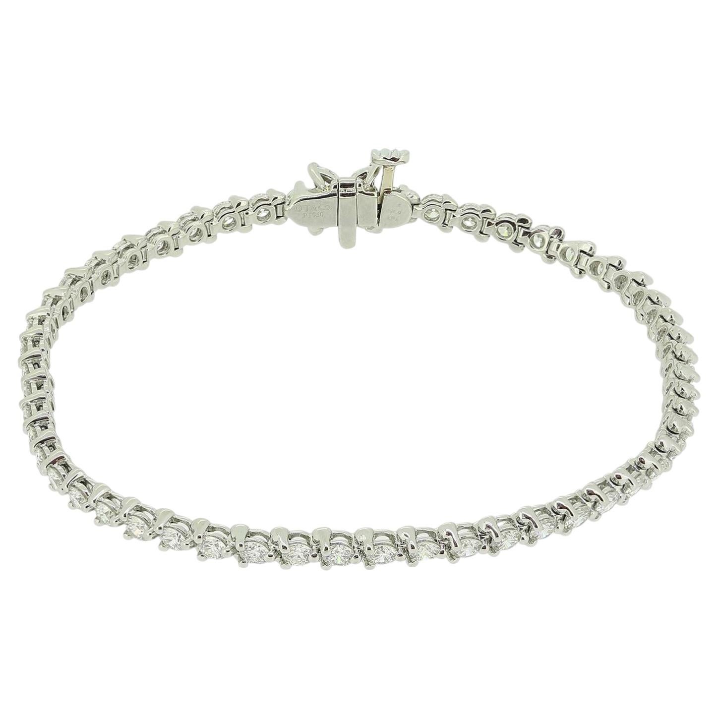 Tiffany & Co. Bracelet Tiffany Victoria 3.08 Carat Diamond