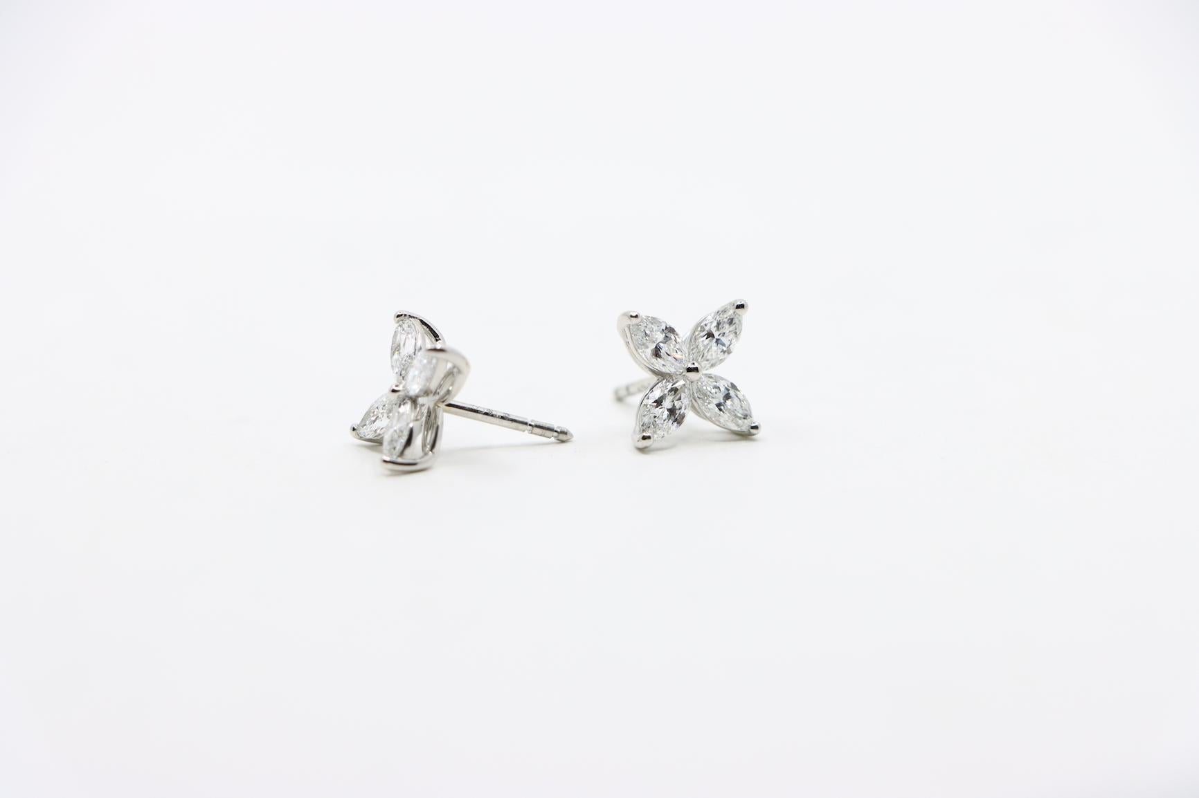 Tiffany & Co. Tiffany Victoria Earrings Diamonds & Platinum - Large Model 5
