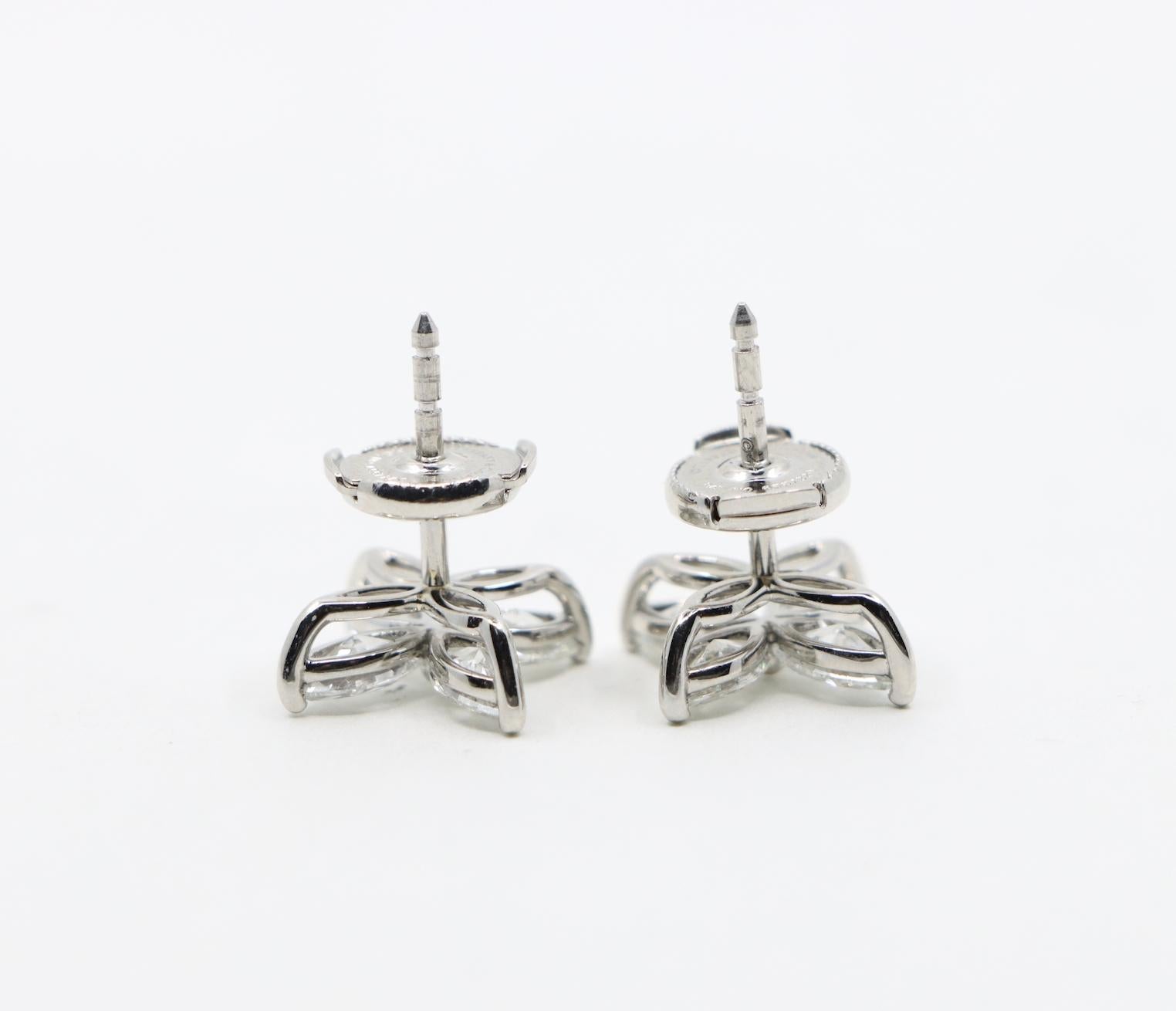 Tiffany & Co. Tiffany Victoria Earrings Diamonds & Platinum - Large Model 6
