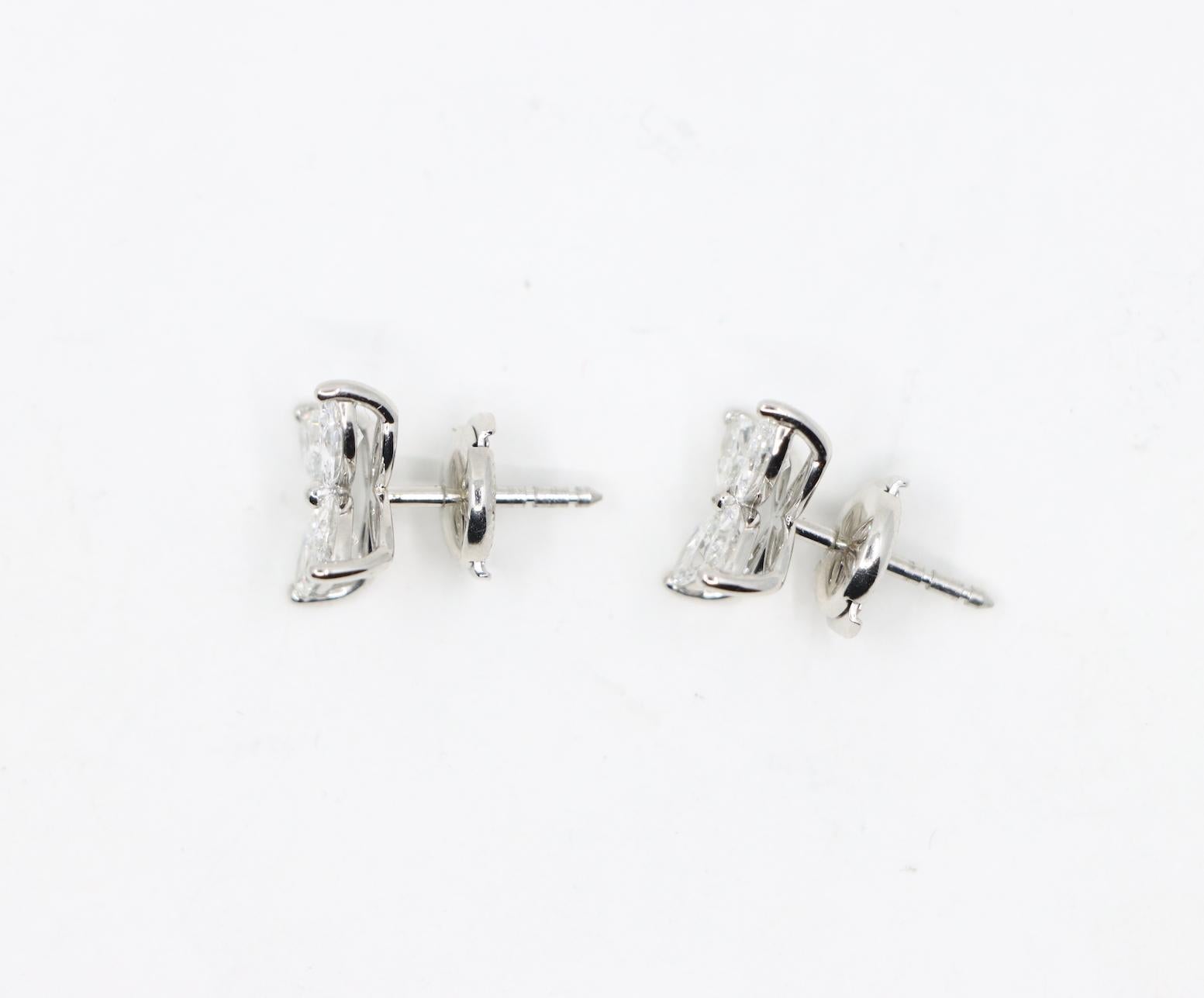 Tiffany & Co. Tiffany Victoria Earrings Diamonds & Platinum - Large Model 9