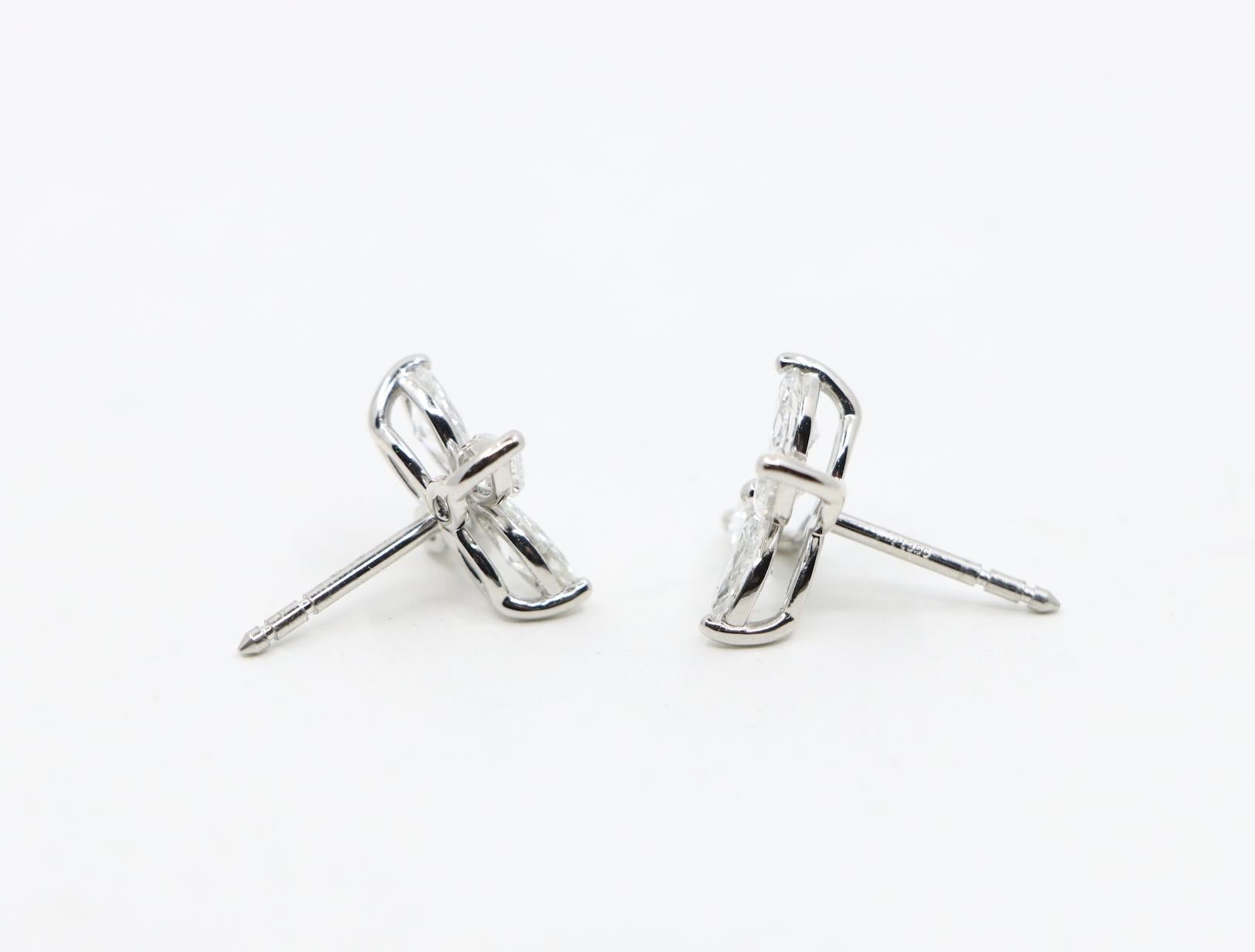 Tiffany & Co. Tiffany Victoria Earrings Diamonds & Platinum - Large Model 3