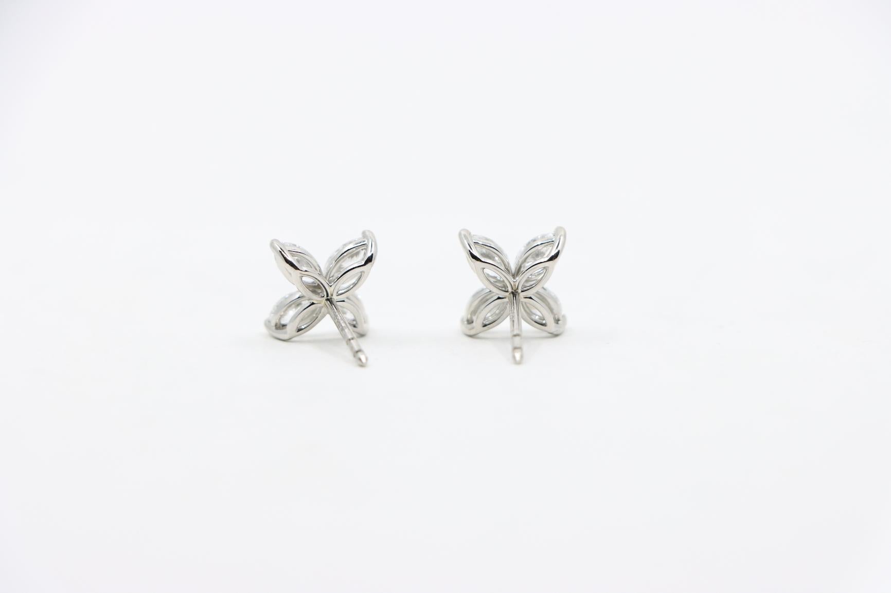 Tiffany & Co. Tiffany Victoria Earrings Diamonds & Platinum - Large Model 4