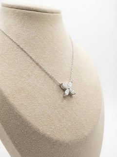 Tiffany & Co. Tiffany Victoria Large Platinum Diamond Pendant Necklace