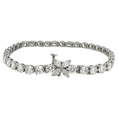Tiffany & Co. Tiffany Victoria Platin-Diamant-Tennisarmband aus Platin, 8,05 Karat