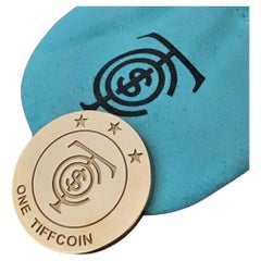 Tiffany & Co. Tiffcoin 18k Gold Limited 499 Pieces Ever Made 18k Yellow Gold