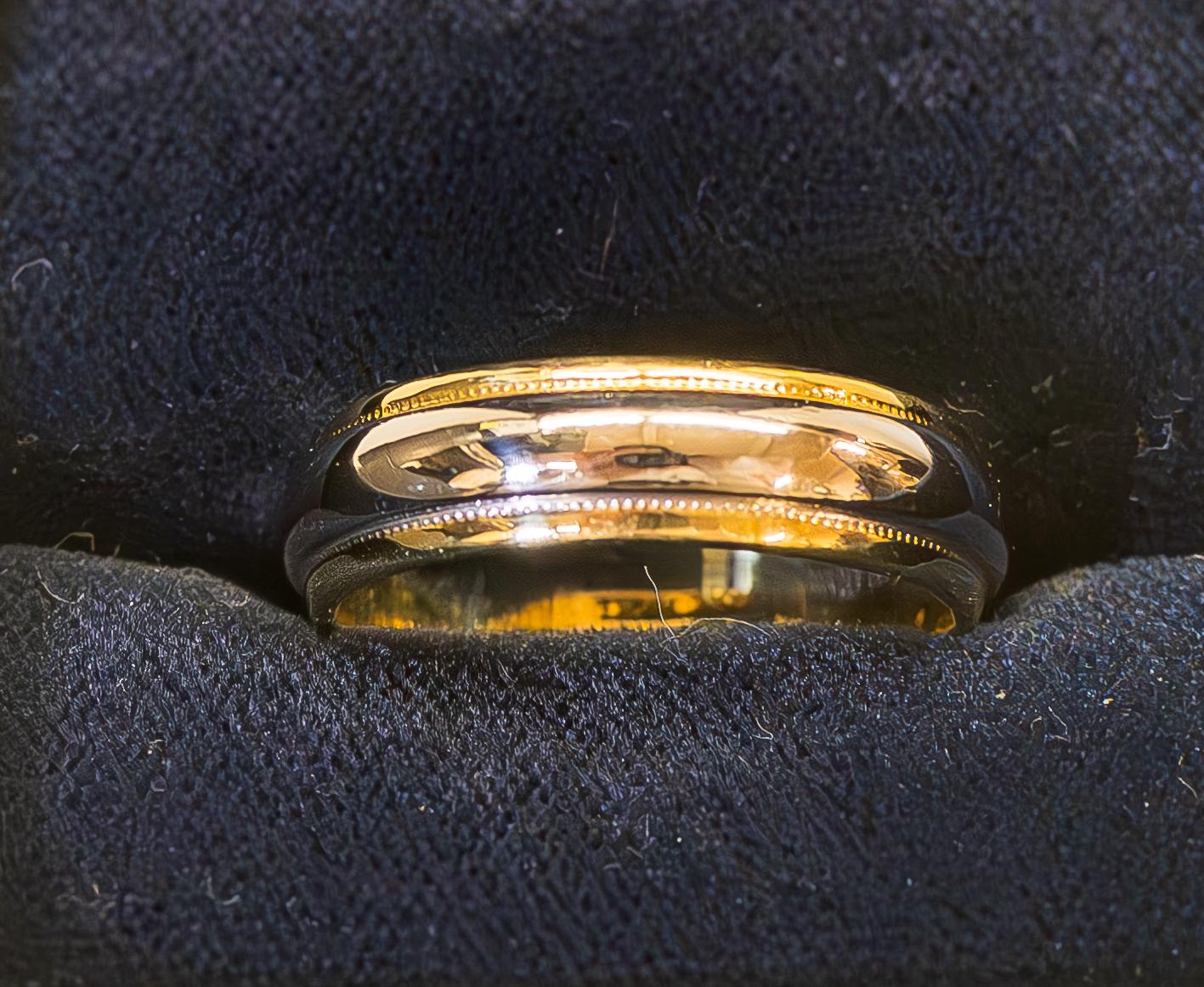 da uomo o donna Tiffany & Co. Anello senza tempo in platino con grana in vendita