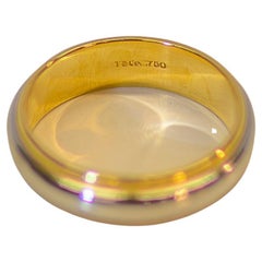 Tiffany & Co. Timeless Platinum Milgrain Ring