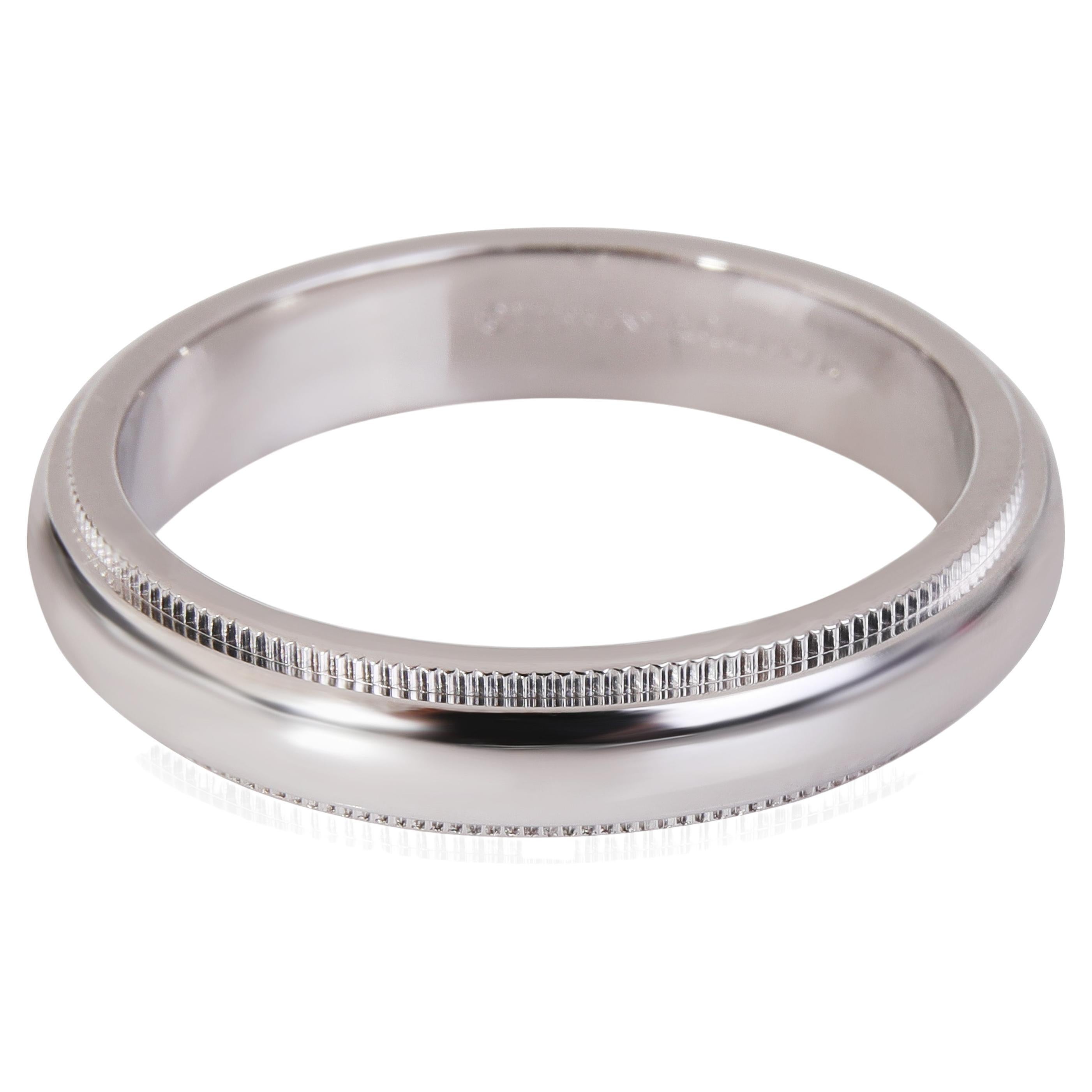 Tiffany & Co. Together Classic Milgrain Wedding Band in Platinum