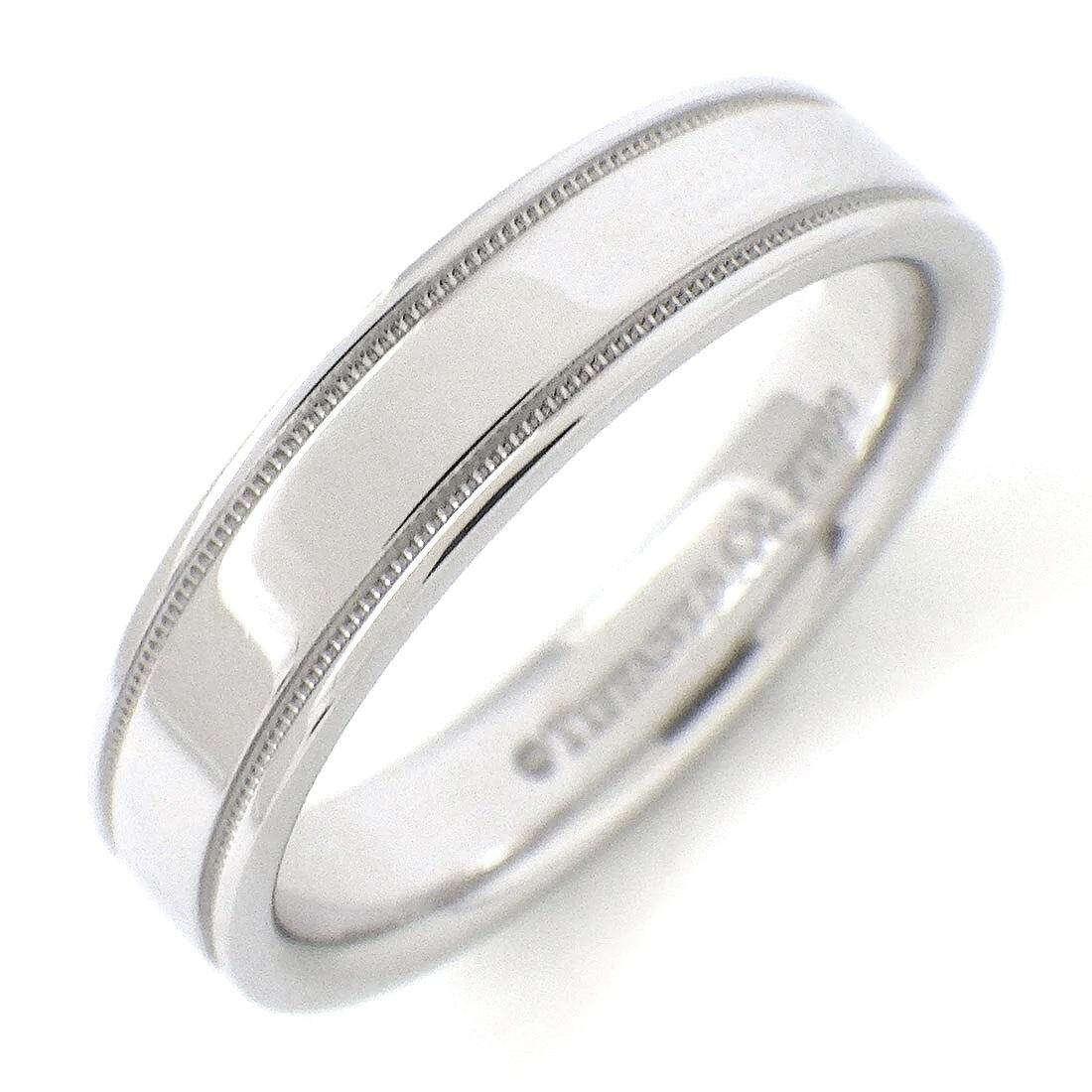 TIFFANY & Co. Together Platinum 4mm Double Milgrain Wedding Band Ring 6

 Metal: Platinum 
 Size: 6 
 Band Width: 4mm
 Weight: 6.60 grams
 Hallmark: ©TIFFANY&CO. PT950
 Condition: Excellent condition, like new
 Tiffany price: $2,100

Authenticity