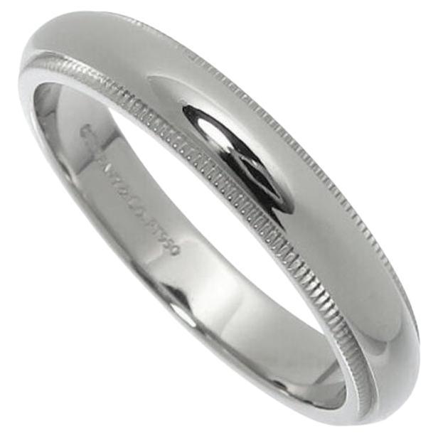 TIFFANY & Co. Together Platin 4mm Milgrain Ehering 10