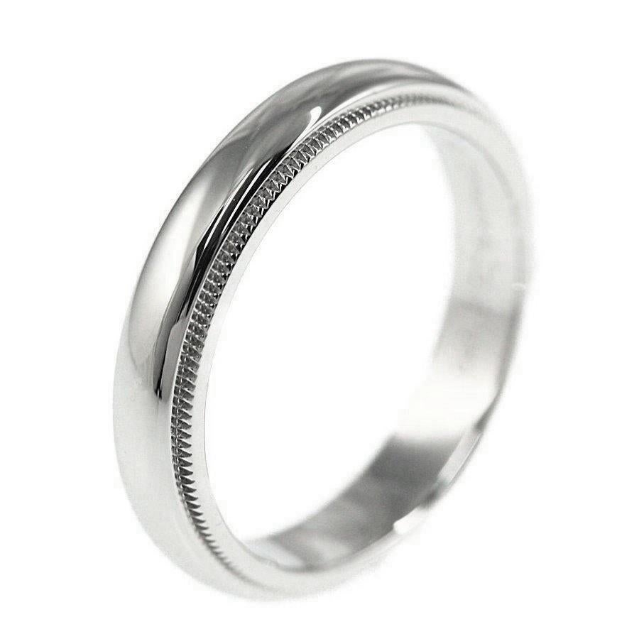 TIFFANY & Co. Together Platinum 4mm Milgrain Wedding Band Ring 7

Metal: Platinum
Size: 7 
Band Width: 4mm
Weight: 8.20 grams
Hallmark: ©TIFFANY&Co. PT50
Condition: Excellent condition, like new


Authenticity Guaranteed