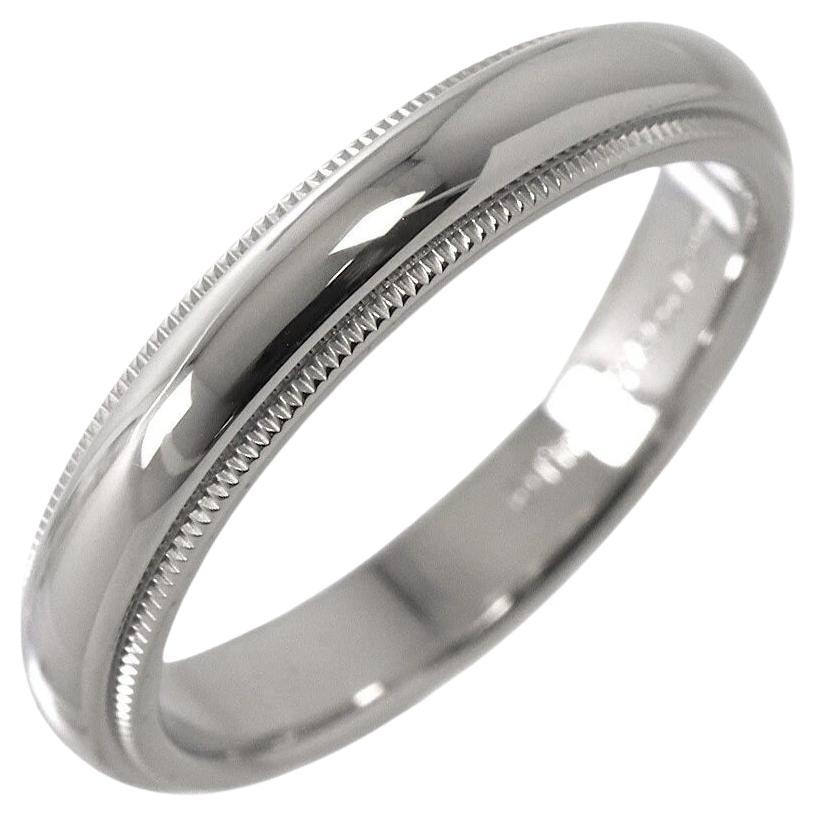 TIFFANY & Co. Anello nuziale Together in platino 4mm Milgrain 8,5