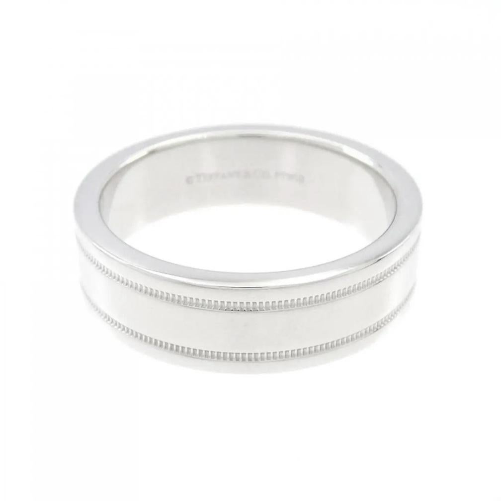 TIFFANY & Co. Together Platinum 6mm Double Milgrain Wedding Band Ring 8.5

 Metal: Platinum 
 Size: 8.5 
 Band Width: 6mm
 Weight: 13.80 grams
 Hallmark: ©TIFFANY&CO. PT950
 Condition: Excellent condition, like new, comes with Tiffany inner box
