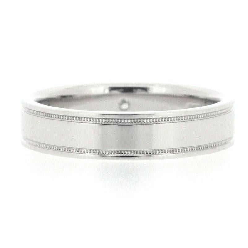 tiffany milgrain wedding band 4mm