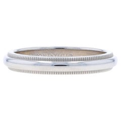 Tiffany & Co. Alliance ensemble - Bague en platine 950, taille 5 3/4