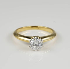 Tiffany & Co. Top Quality Diamond Solitaire Ring