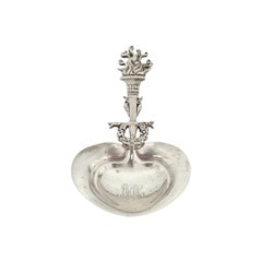 Tiffany & Co Torch and Wreath Sterling Silver Bon Bon Spoon with Monogram