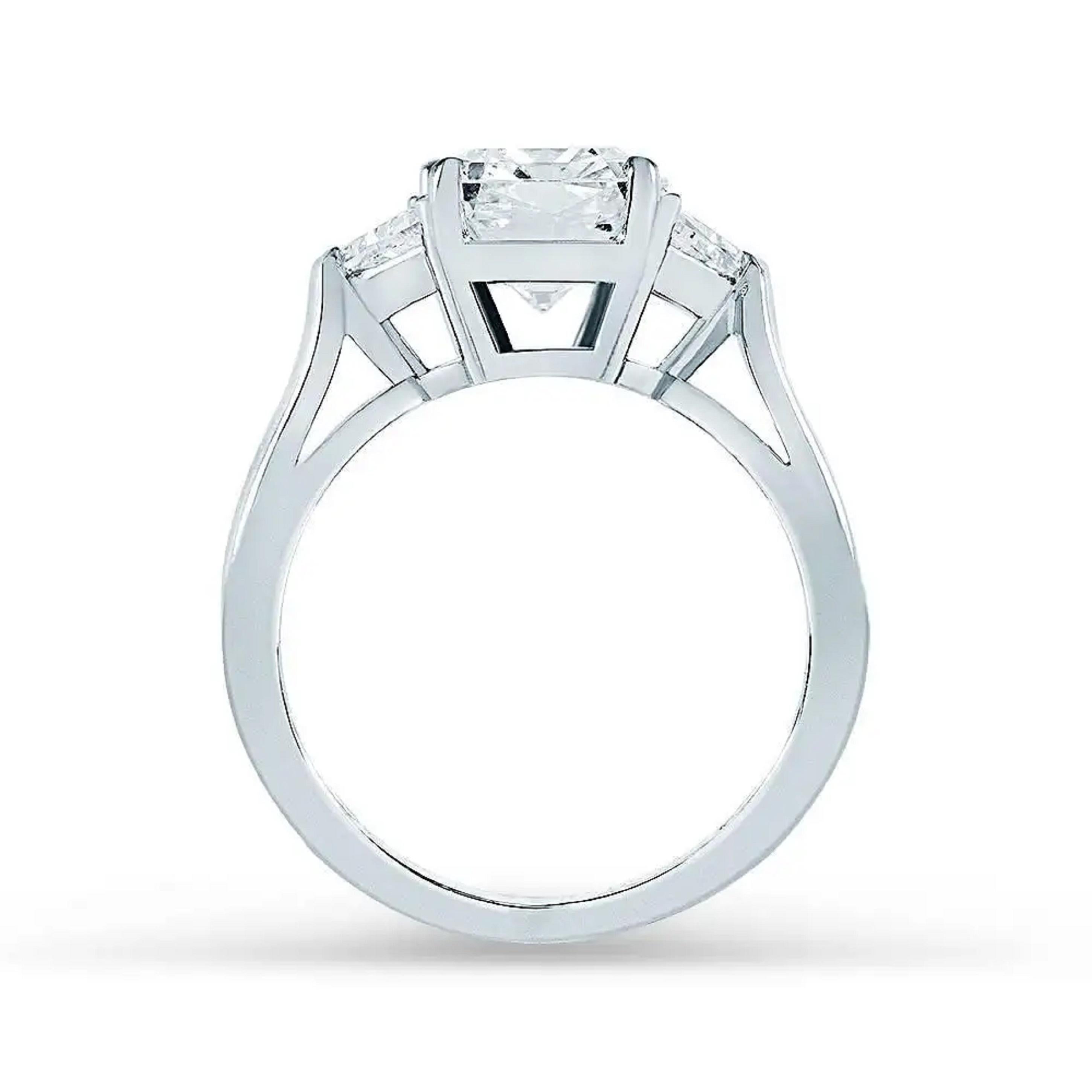Tiffany & Co. Gesamtgewicht Platin Strahlender Diamantring mit Brillantschliff D VS1 (Moderne)