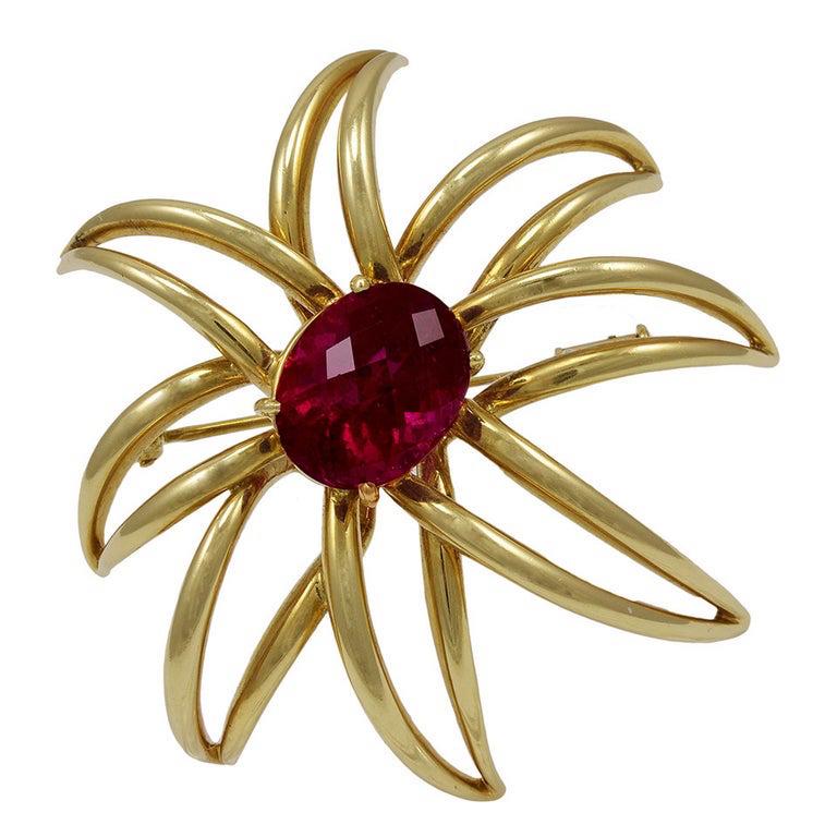 tiffany fireworks brooch