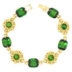 Tiffany & Co. Tourmaline-Set Gold Bracelet