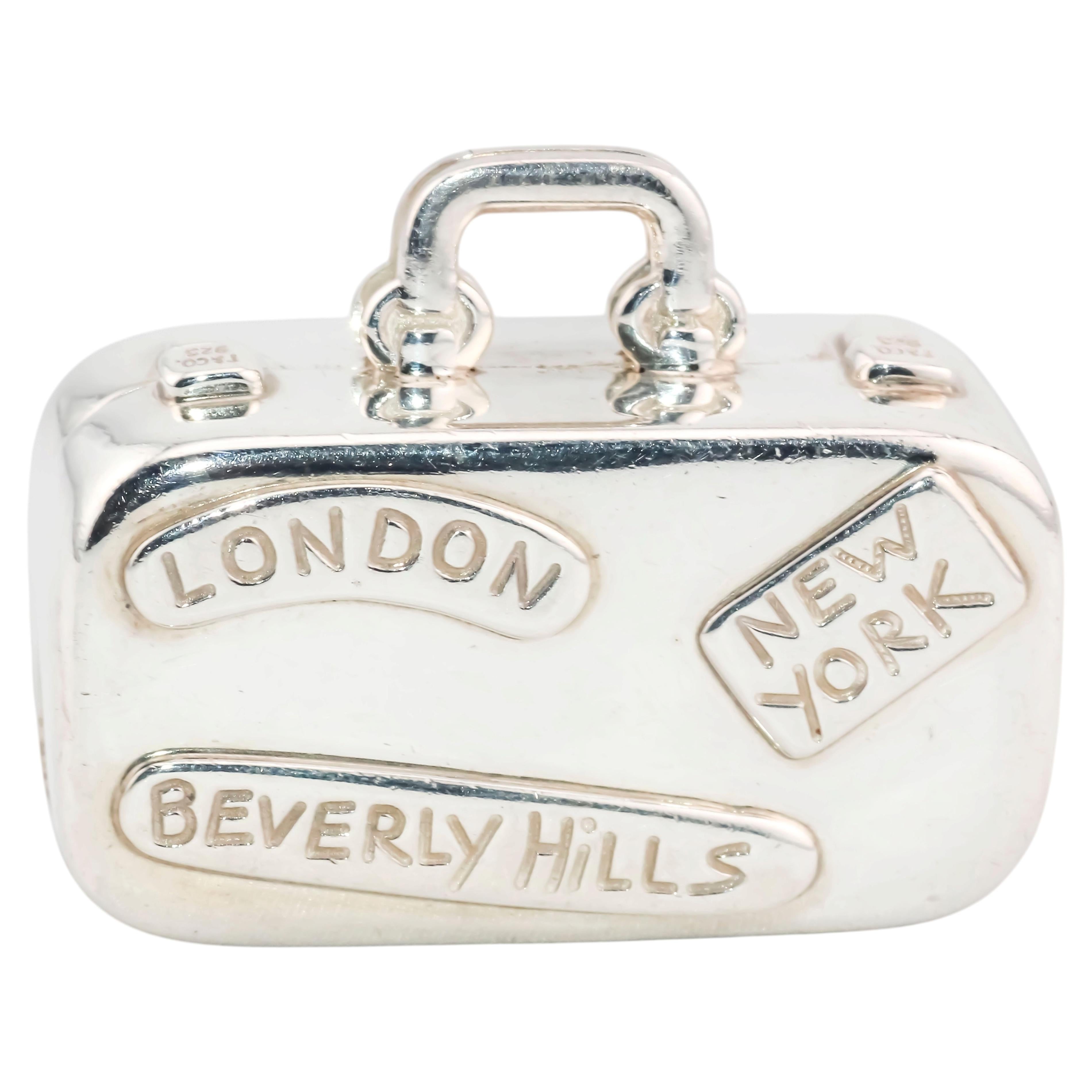 Tiffany & Co. Valigetta da viaggio con portapillole in argento sterling 925 in vendita
