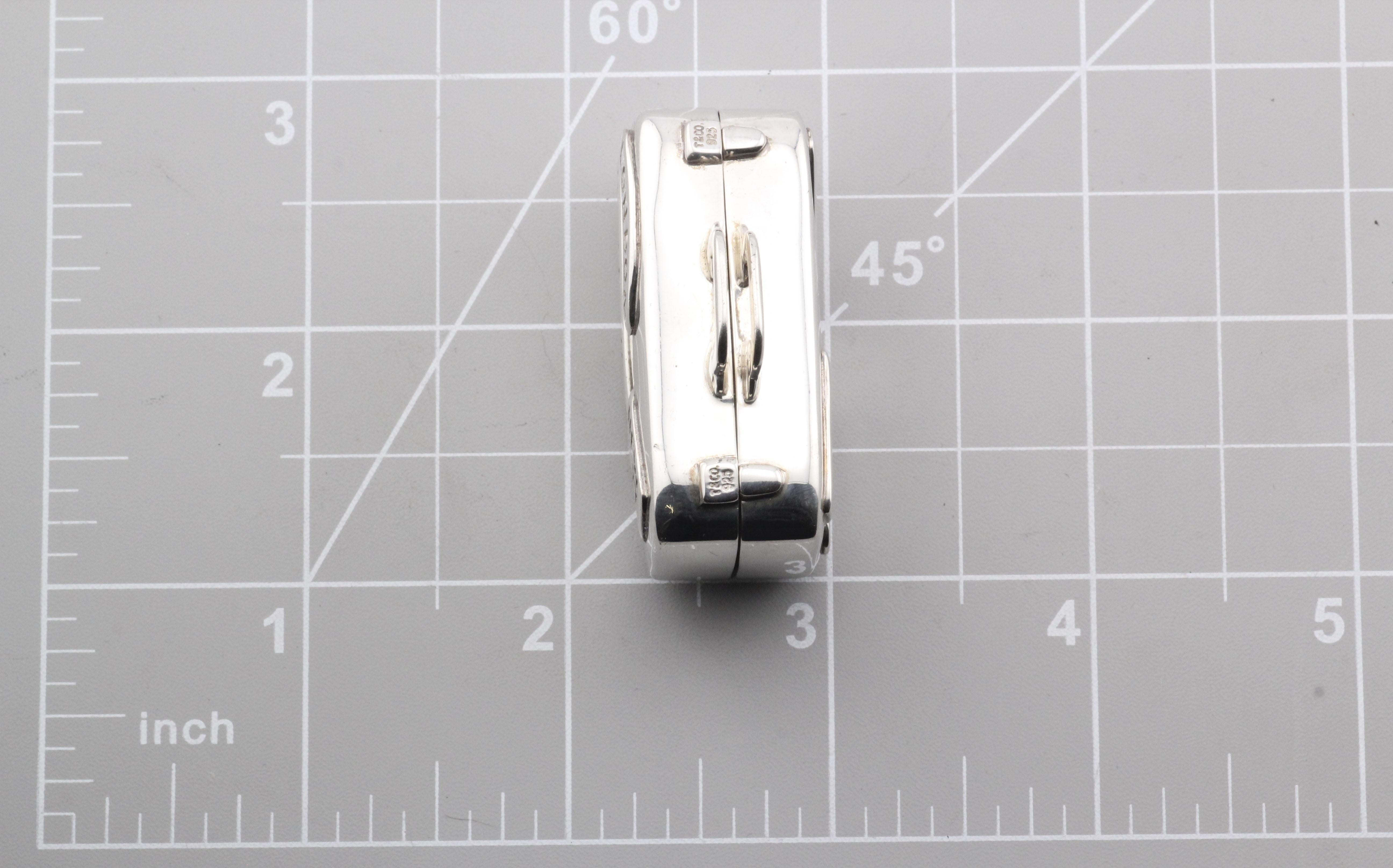 Tiffany & Co. Maletín Viajero Estuche Pastillero de Plata de Ley 925 en venta 7