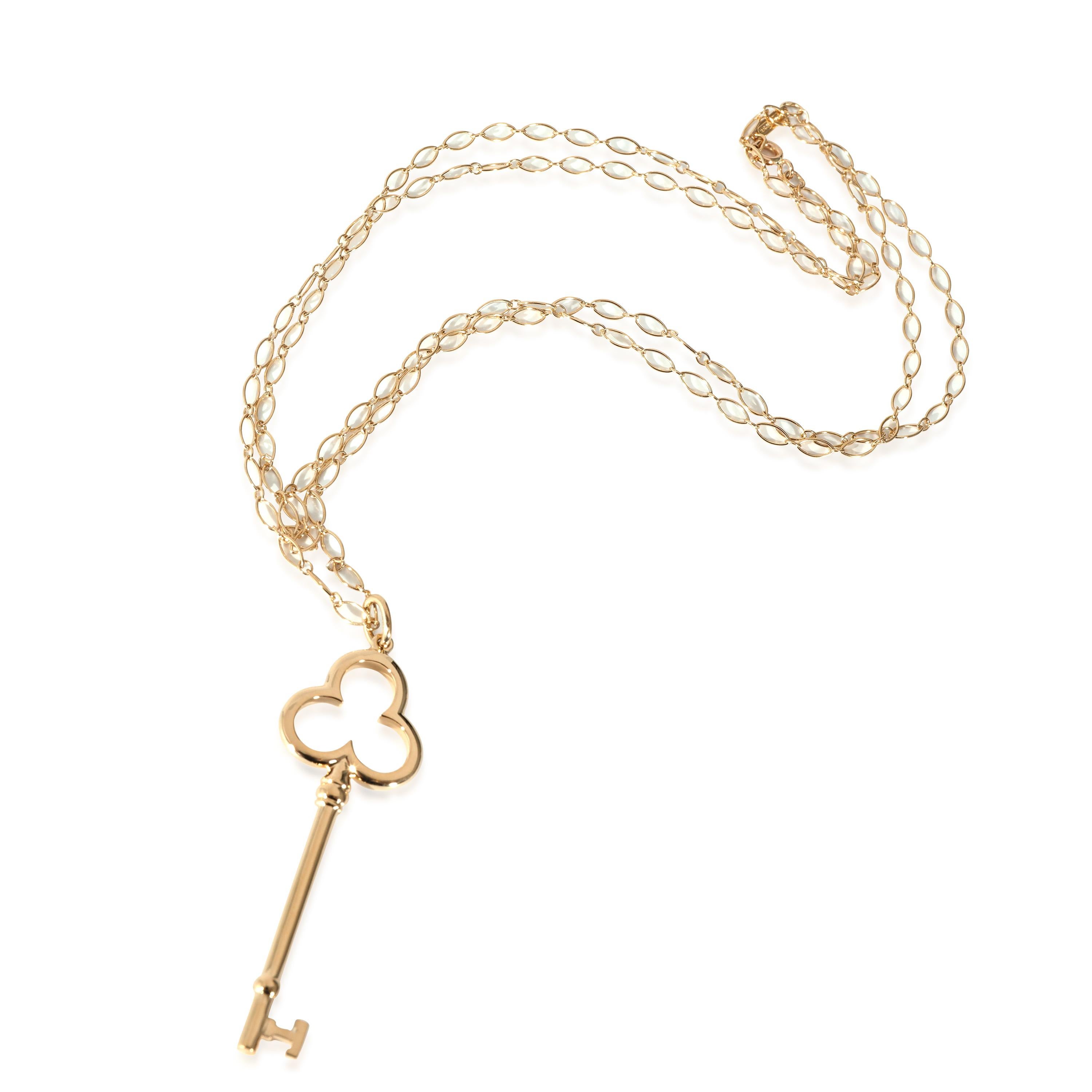 Tiffany & Co. Trefoil Key Pendant Necklace in 18KT Yellow Gold

PRIMARY DETAILS
SKU: 132194
Listing Title: Tiffany & Co. Trefoil Key Pendant Necklace in 18KT Yellow Gold
Condition Description: Tiffany & Co. launched its Keys collection in 2009, but