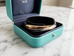 Tiffany & Co. Tri-Color Rolling Bangle Bracelet