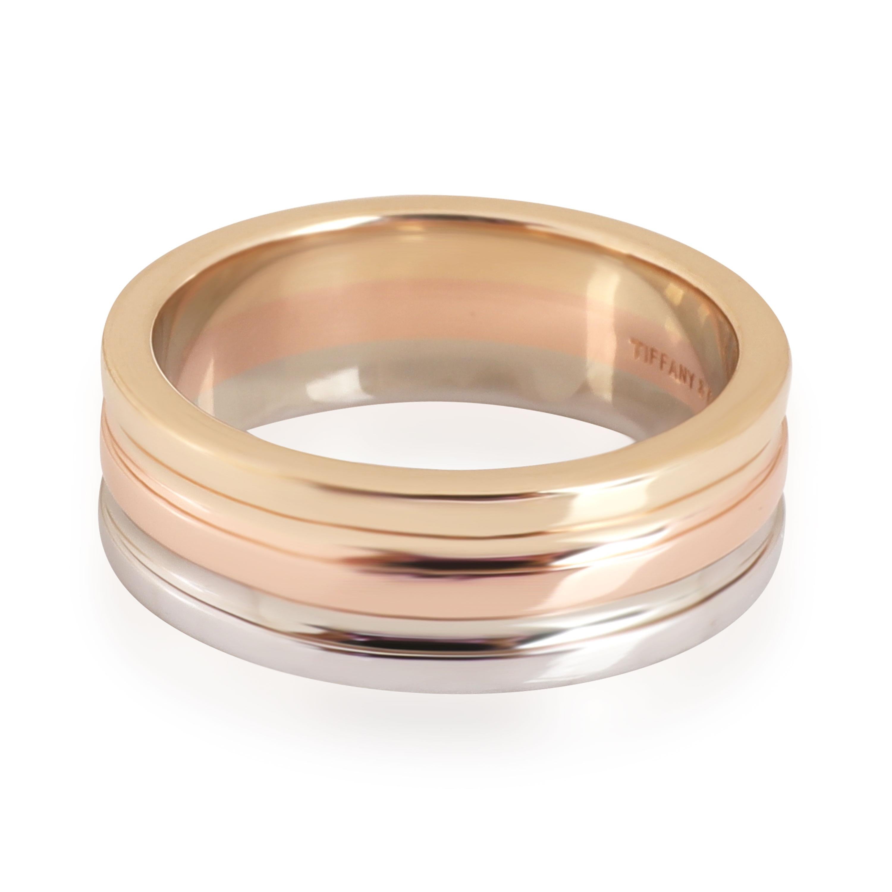 Tiffany & Co. Trinity Band in 14K 3 Tone Gold

PRIMARY DETAILS
SKU: 113752
Listing Title: Tiffany & Co. Trinity Band in 14K 3 Tone Gold
Condition Description: Retails for 2000 USD. In excellent condition and recently polished. Ring size is 6. Width