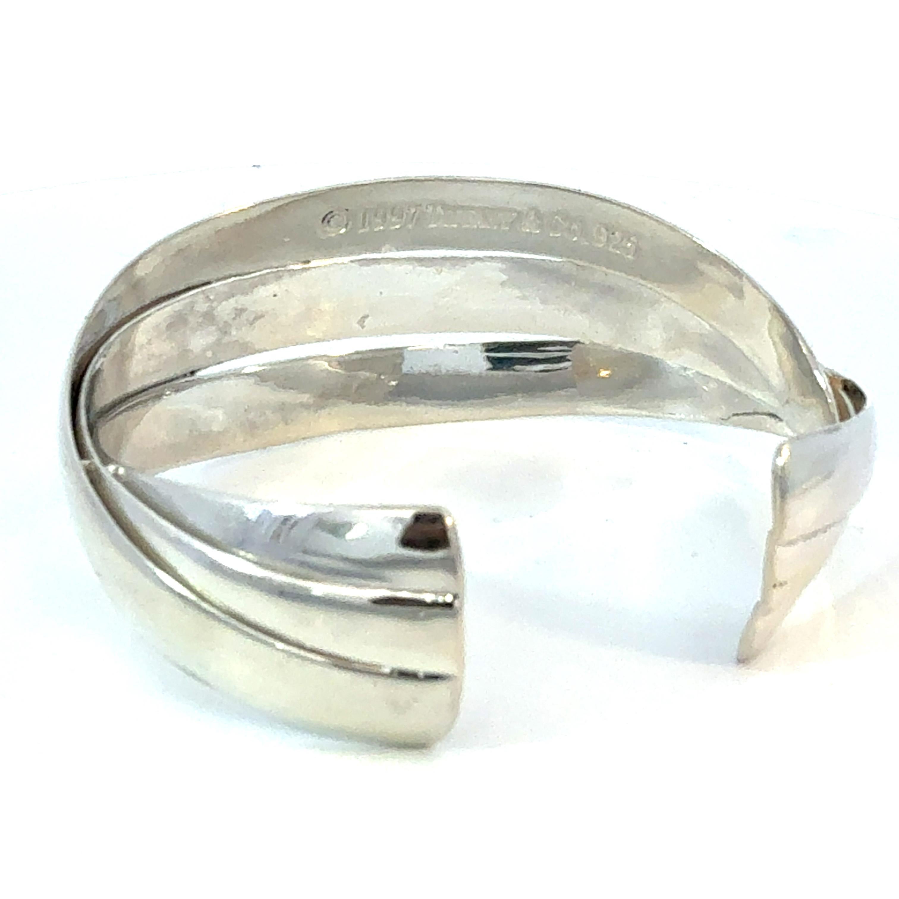 Tiffany & Co. Bracciale Triplo Raro Taglia M 7,5