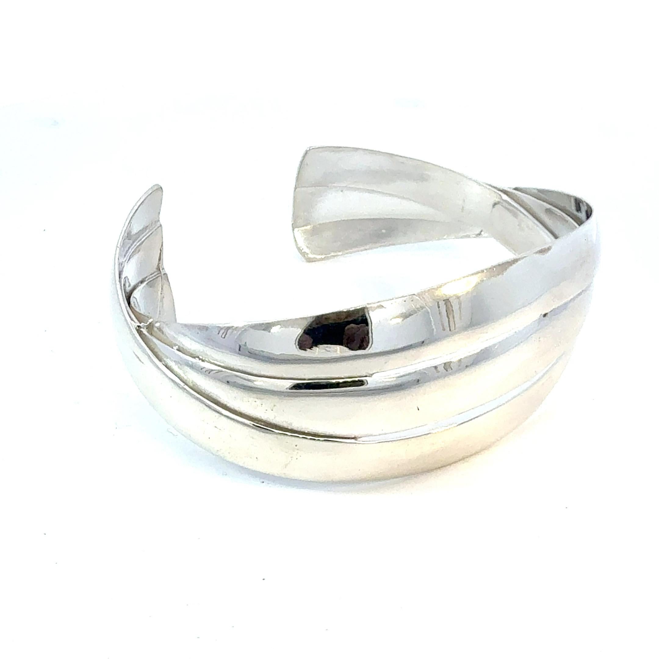Donna Tiffany & Co. Bracciale Triplo Raro Taglia M 7,5