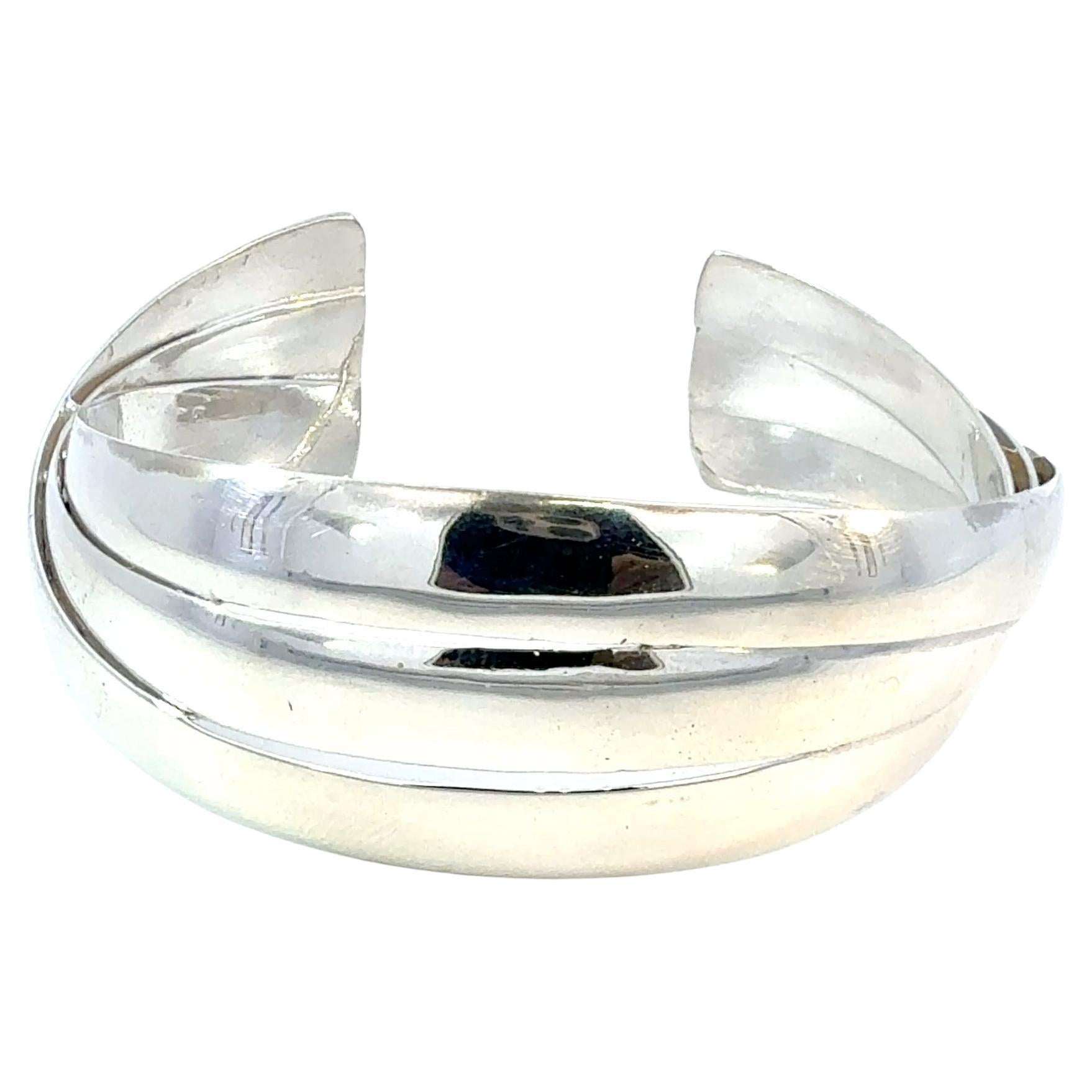 Bracelet rare Tiffany & Co, taille M 7,5" de succession en argent sterling