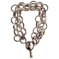 Tiffany & Co. Triple Chain Silver Bracelet