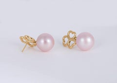 Tiffany & Co. Triple Heart and Pearl Drop Earrings