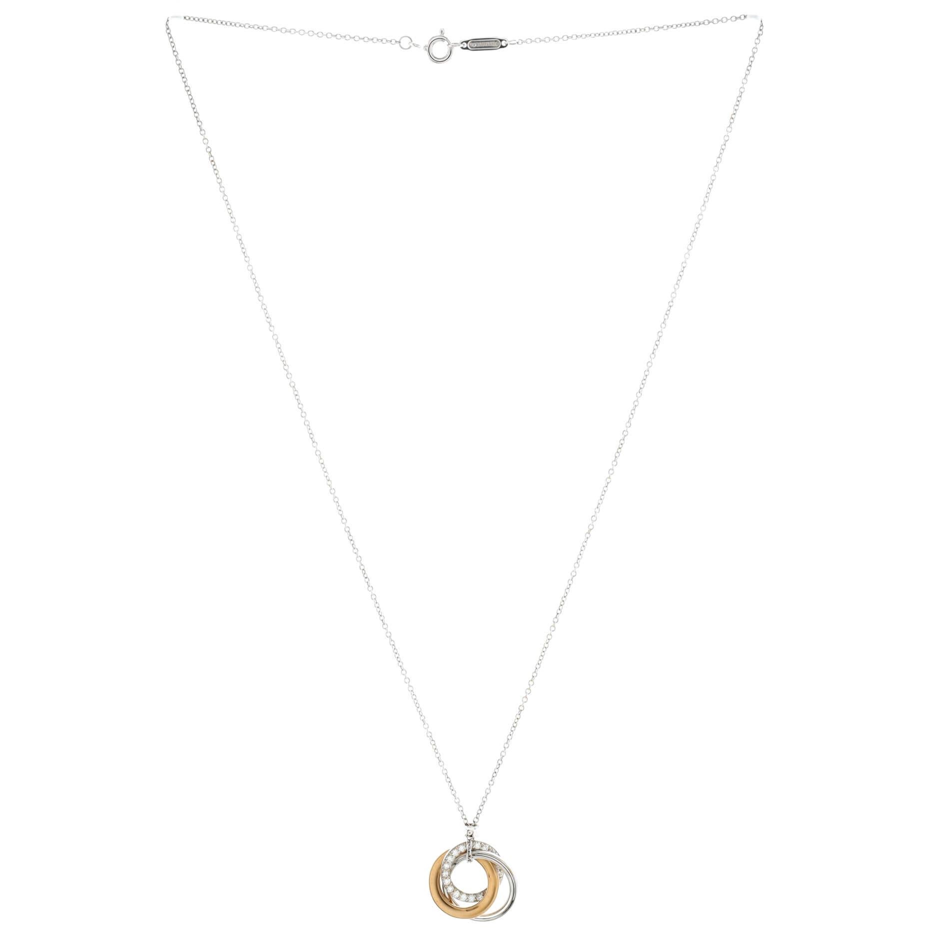 tiffany 3 circle necklace