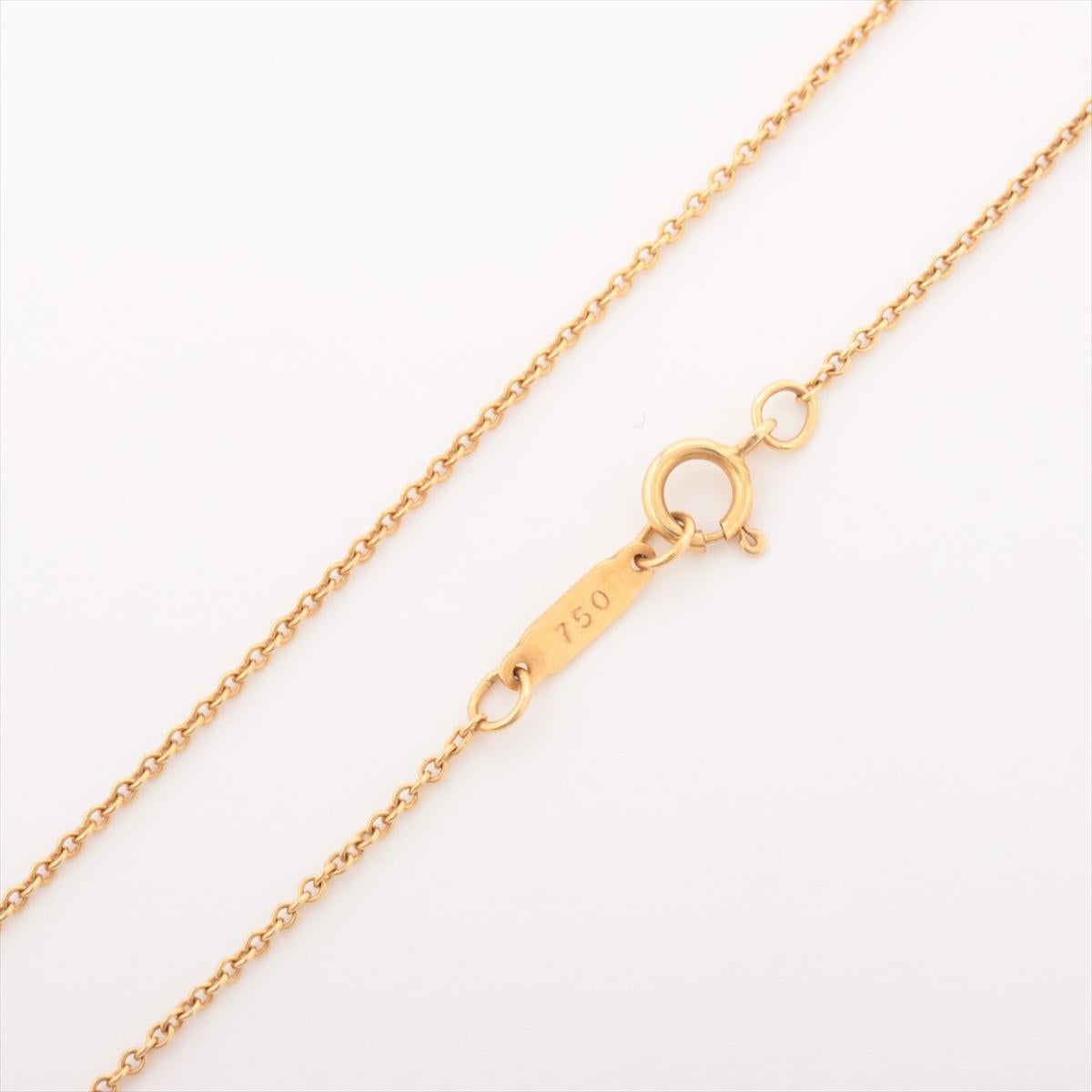 Women's Tiffany & Co. Triple Interlocking Open Heart Pendant Necklace Gold