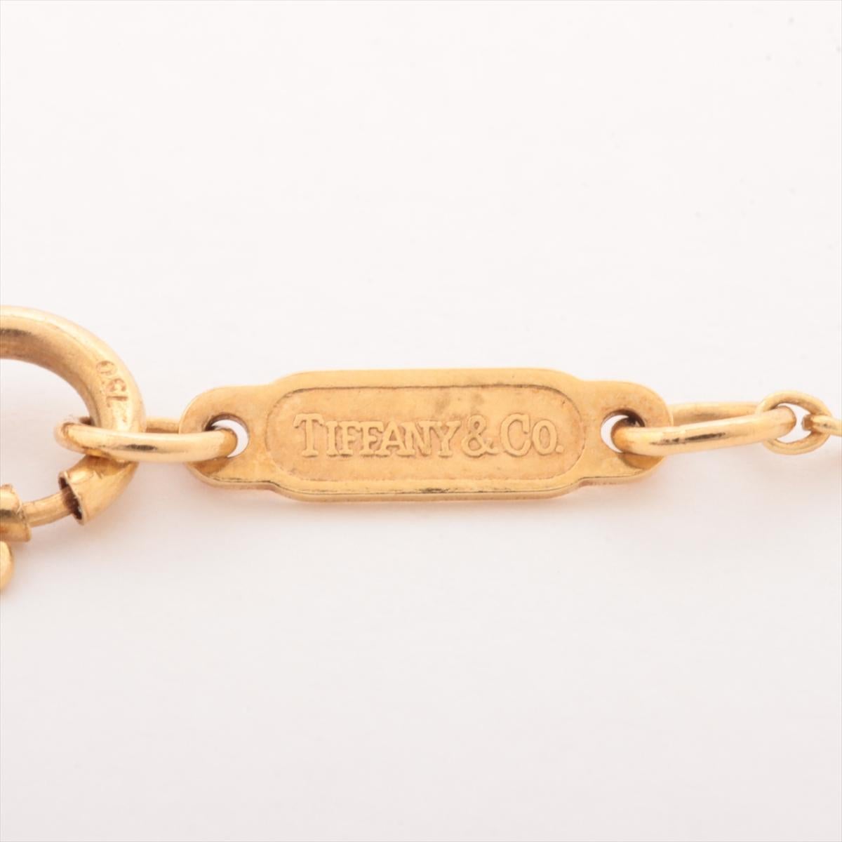 Tiffany & Co. Triple Interlocking Open Heart Pendant Necklace Gold 1