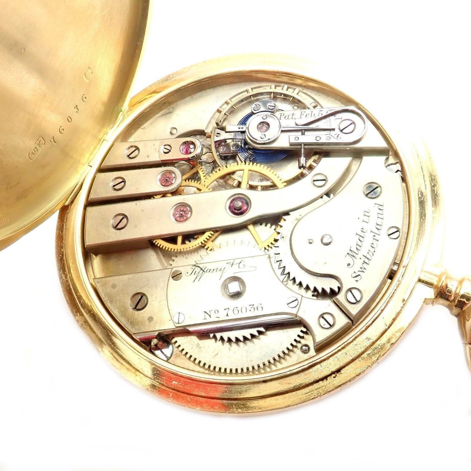 1890 tiffany pocket watch