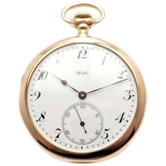 Vintage Tiffany & Co. Triple Signed Yellow Gold Pocket Watch