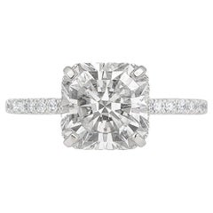 Tiffany & Co. True 2.27 Carat H/VS1 Platinum Diamond Engagement Ring