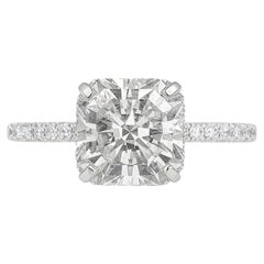 Tiffany & Co. True 2.27 Carat H/VS1 Platinum Diamond Engagement Ring