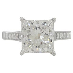 Tiffany & Co. True 3 Carat Radiant Brilliant Cut Diamond Ring