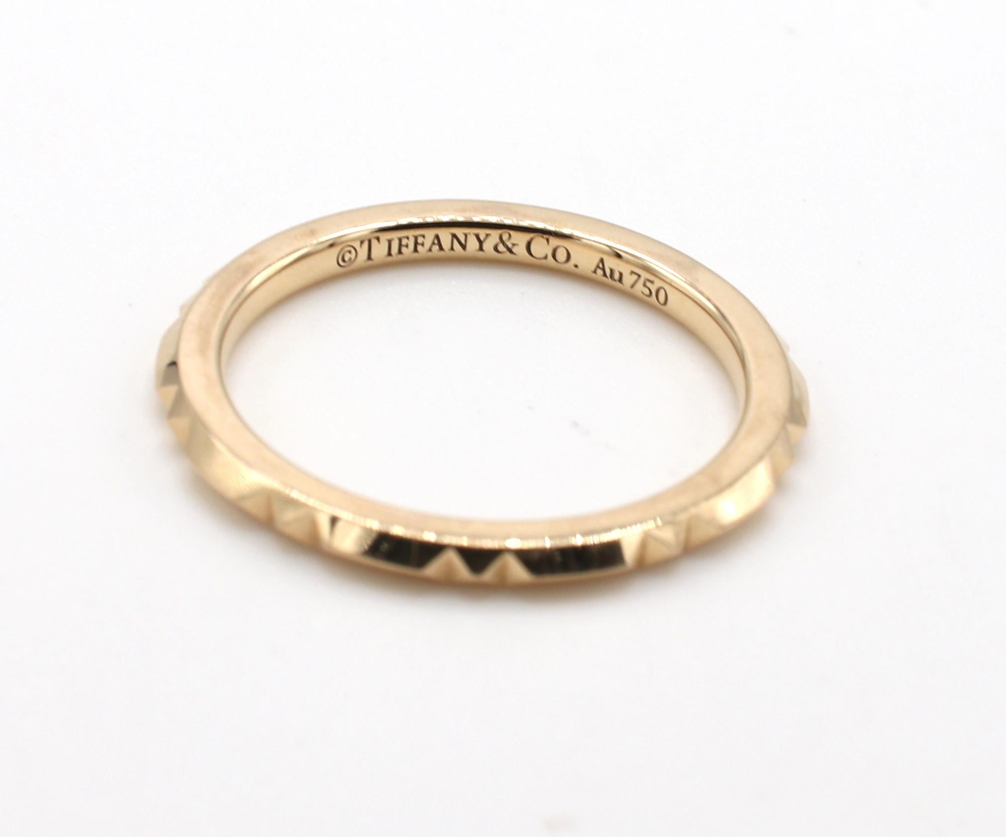tiffany rose gold ring
