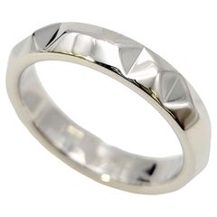 Tiffany & Co. 'True' Contemporary Beveled Edge Polierter Platinbandring