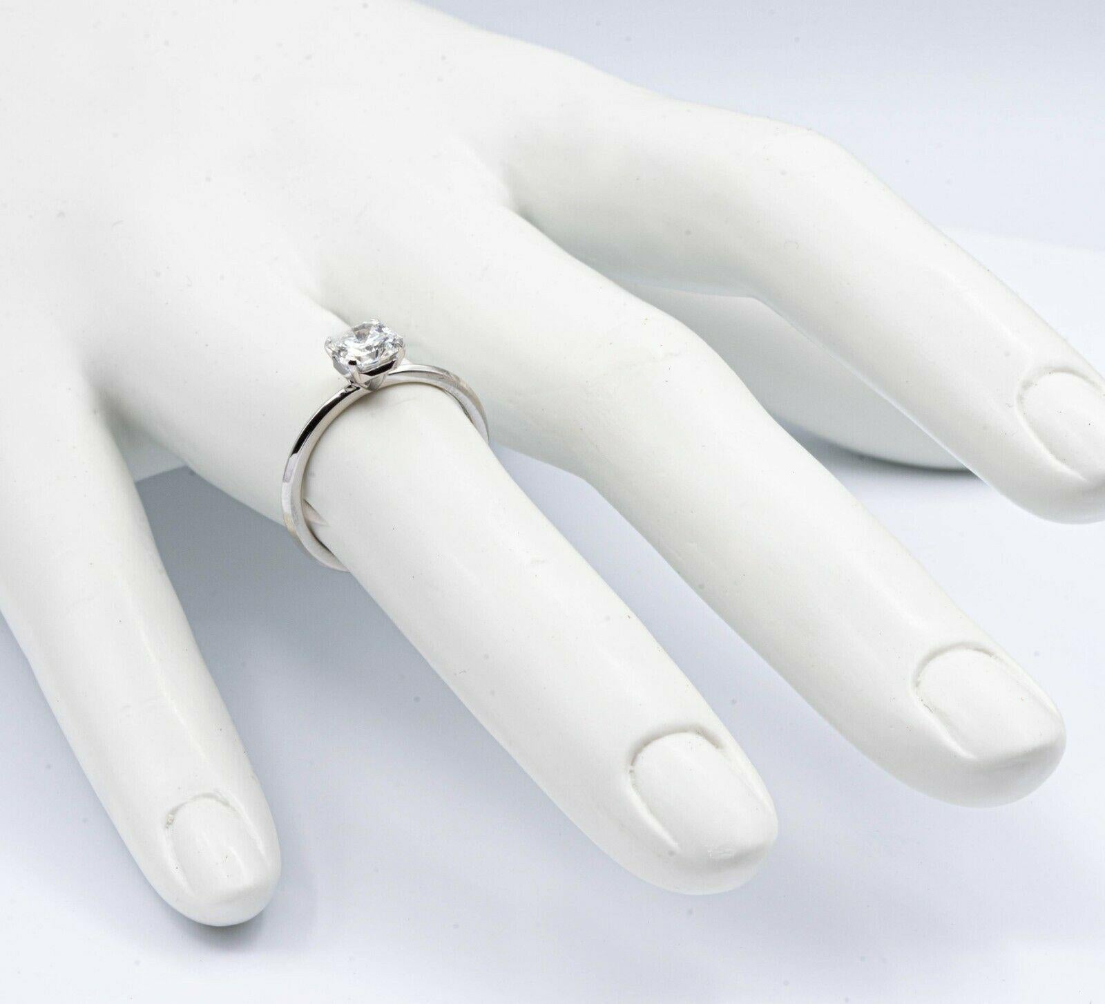Tiffany & Co. Platin True Cut Diamant Verlobungsring 0::80 Ct D VVS1 GIA Cert 1