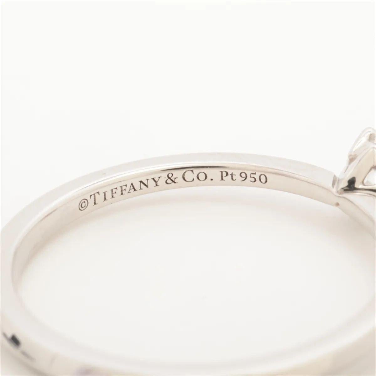 Tiffany & Co. True Diamond Ring Platinum In Good Condition For Sale In Humacao, PR