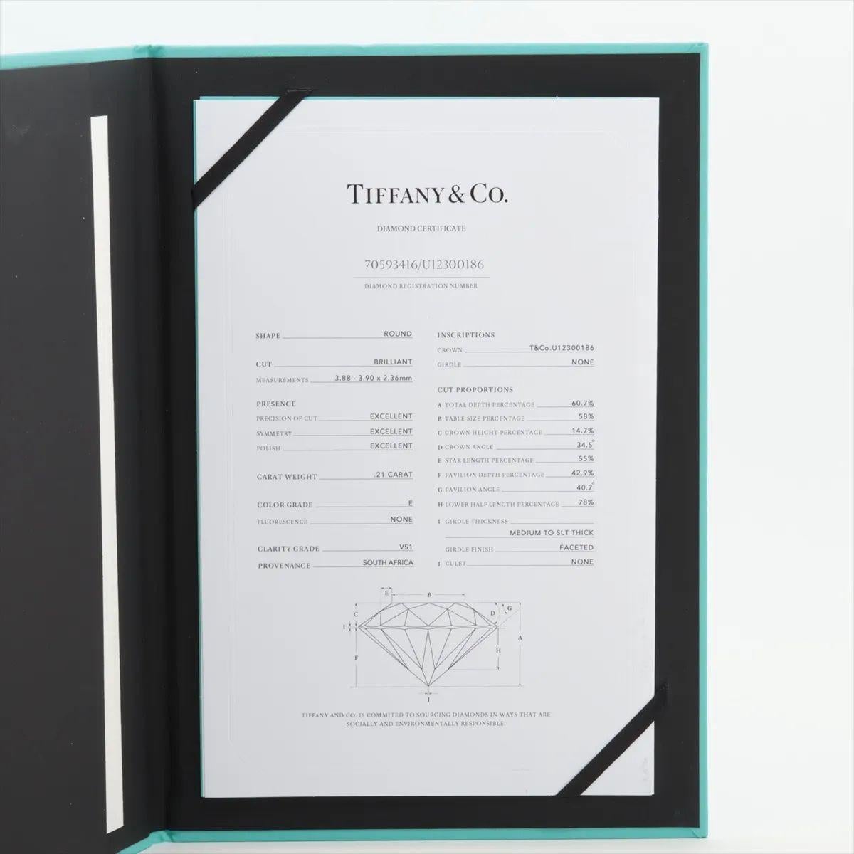Tiffany & Co. True Diamond Ring Platinum For Sale 3