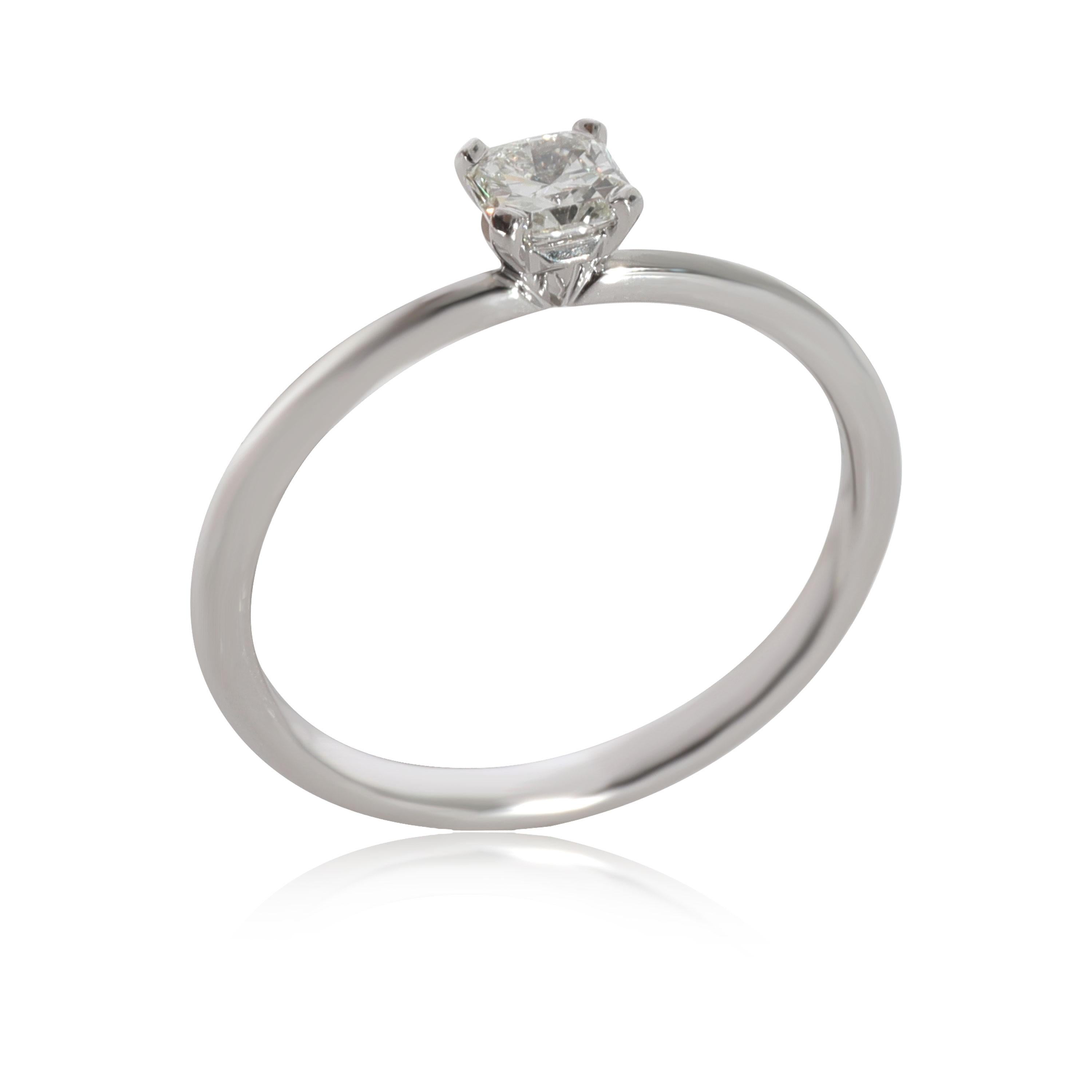 Mixed Cut Tiffany & Co. True Diamond Solitaire Ring in Platinum I VS1 0.27 CTW
